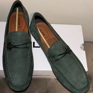 ALDO Men's Stylish Olive Loafers
